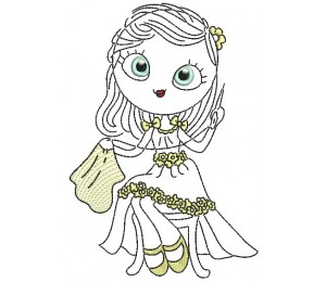 Stickdatei - Sewing Girl 3